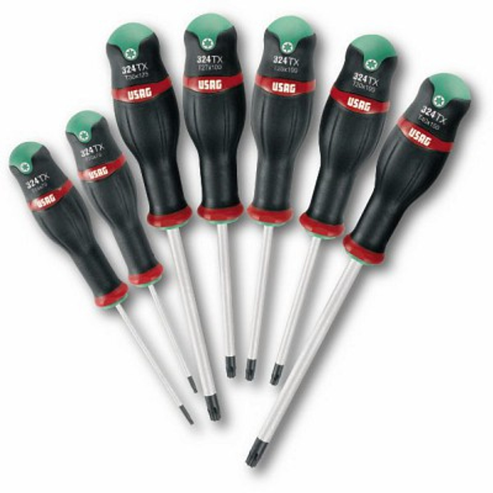 324 TX/S7 Набор из 7-и отверток для винтов TORX®, USAG (Италия)