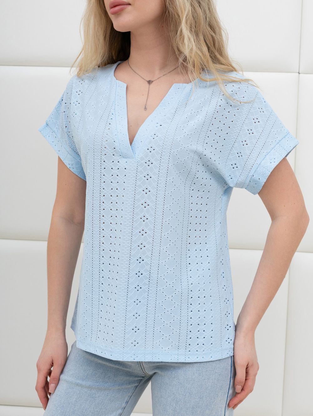 Блузка Дис Виотекс ГОЛУБОЙ
