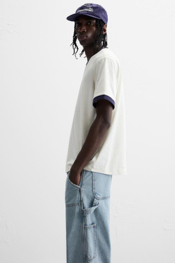 ZARA ДЖИНСЫ CARPENTER С КАРМАНАМИ, СИНИЙ