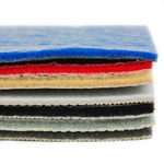 Ковролин НОРК (велюр) на резиновой основе с защитной плёнкой, ширина 3м., 75 кв.м, бежевый