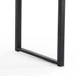 Стол деревянный Woodville Макта 140 дуб велингтон, черный матовый