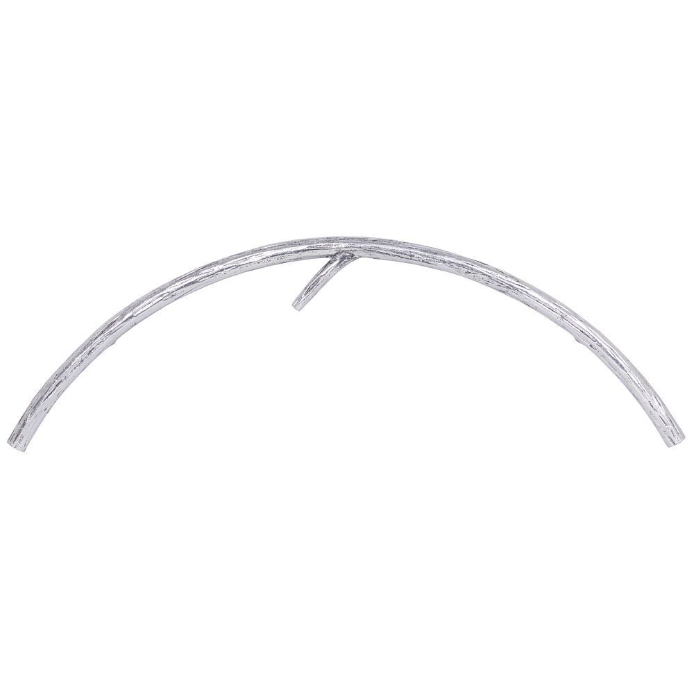 Ручка мебельная Арт Ринг левая Античное серебро