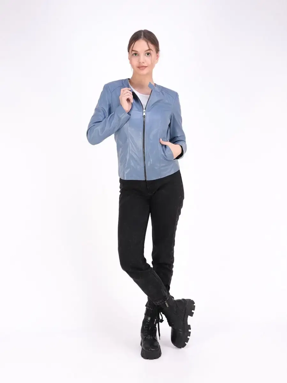 Куртка женская из натуральной кожи