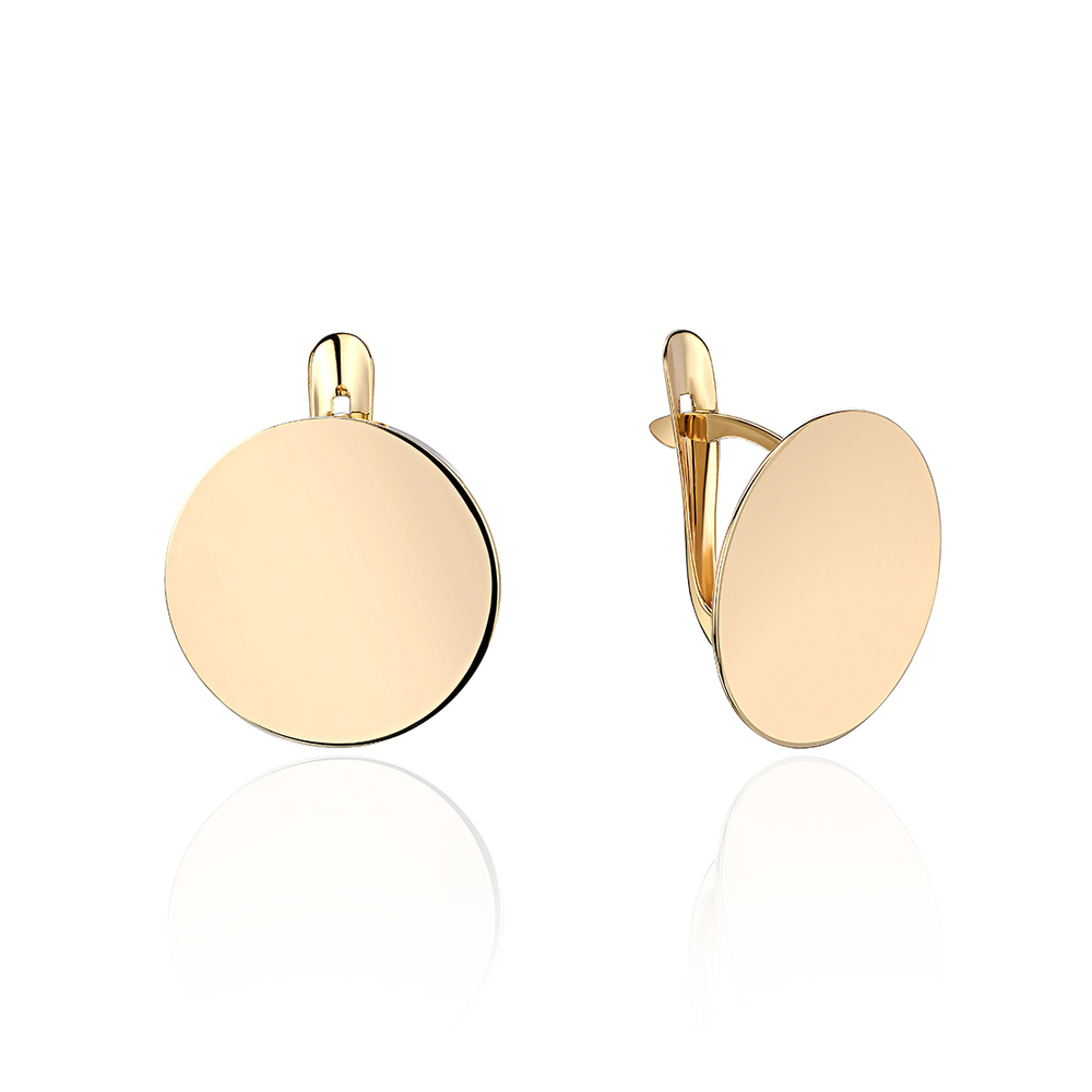 Серьги из жёлтого золота 585 пробы JA-S-С0313663