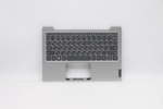 Верхняя панель с клавиатурой (топкейс) для ноутбука Lenovo IdeaPad 1-11ADA05 82GV раскладка - русская, без подсветки, серебристый (5CB0Z53054), оригинал