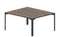 Составной стол на 2 рабочих места 158х136,6х75см (4 громмета)