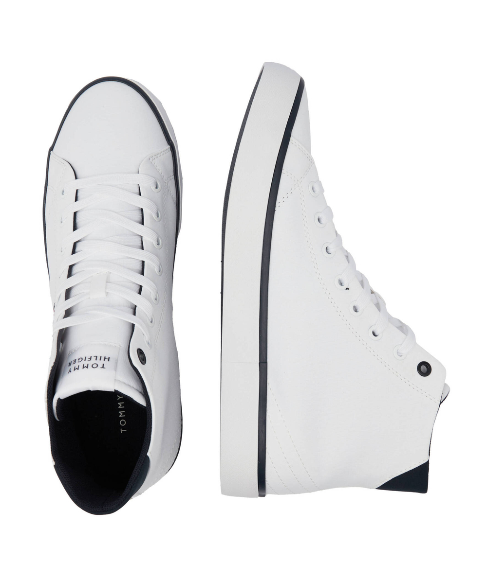 Кроссовки TH HI VULC STRIPES MESH Tommy Hilfiger - белый(FM0FM04948)