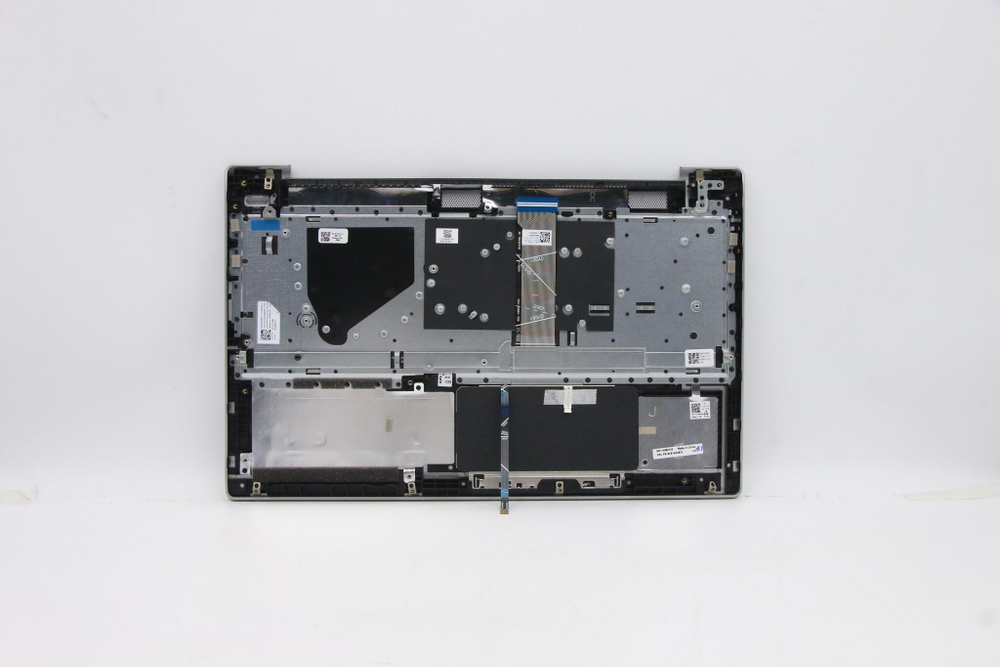 Верхняя панель с клавиатурой (топкейс) для ноутбука Lenovo ideapad 5-15ARE05 81YQ раскладка - русская, с подсветкой, с фингерпринтом, серый (5CB1A24874), оригинал