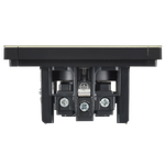 FORTE&PIANO Розетка 1-местная с заземлением без защитных шторок винтовое крепление 16А FP816M металл серый сланец IEK