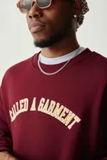 Толстовка Called a Garment College вишневая