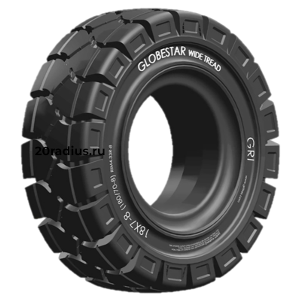 23x9-10(225/75-10) Globestar WT Цельнолитая с бортом ШРИ-ЛАНКА