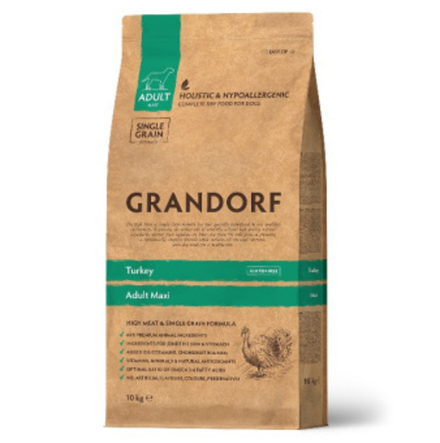 Grandorf 3кг Adult Maxi Holistic Turkey для собак крупных пород, с индейкой