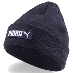 Шапка PUMA Classic Cuff Beanie, 02343406, темно-синий