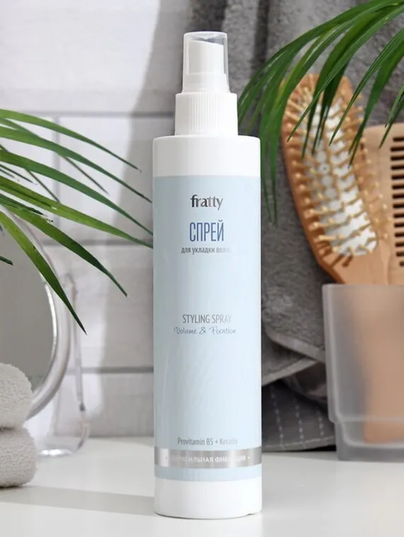 Спрей-лосьон для укладки волос Fratty, сверхсильная фиксация, 240 мл