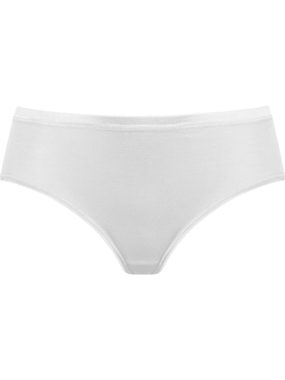 Гладкие трусики-слипы средней посадки (Размер: M) (Цвет: бежевый)