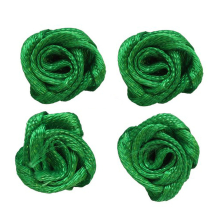 К-9082 Цветок пришивной 1,1см, цв.зеленый