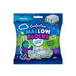 Маршмеллоу с жевательным мармеладом «Confectum Blocks» со вкусом голубой малины, 60 гр х 35 шт