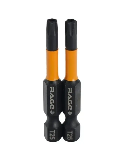 Набор бит торсионных IMPACT 2 шт TORX T25 S2 х 50 мм RAGE by VIRA