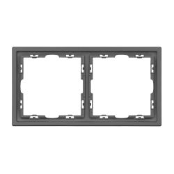 Рамка пластиковая FRM-NOBE-SFPL-2-GR (Arlight, Серый базальт) 054218