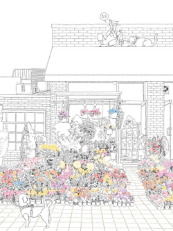 Two cats and a walk, Four Seasons Coloring book