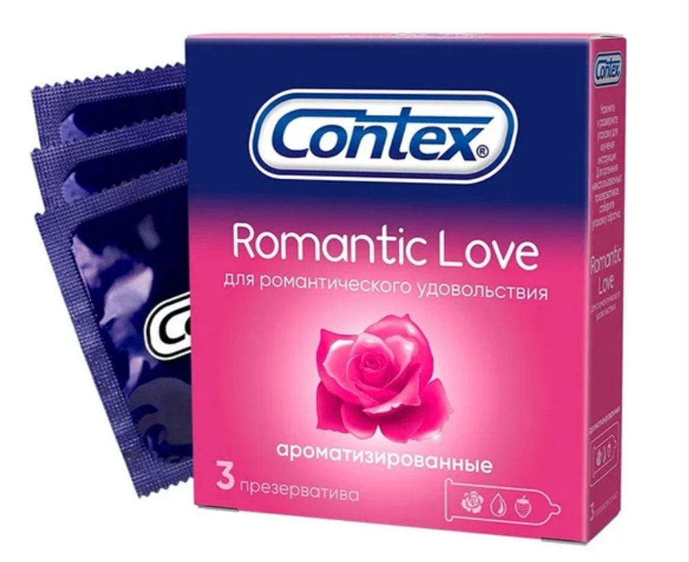 Презервативы Contex Romantic Love ароматизированные 3штуки
