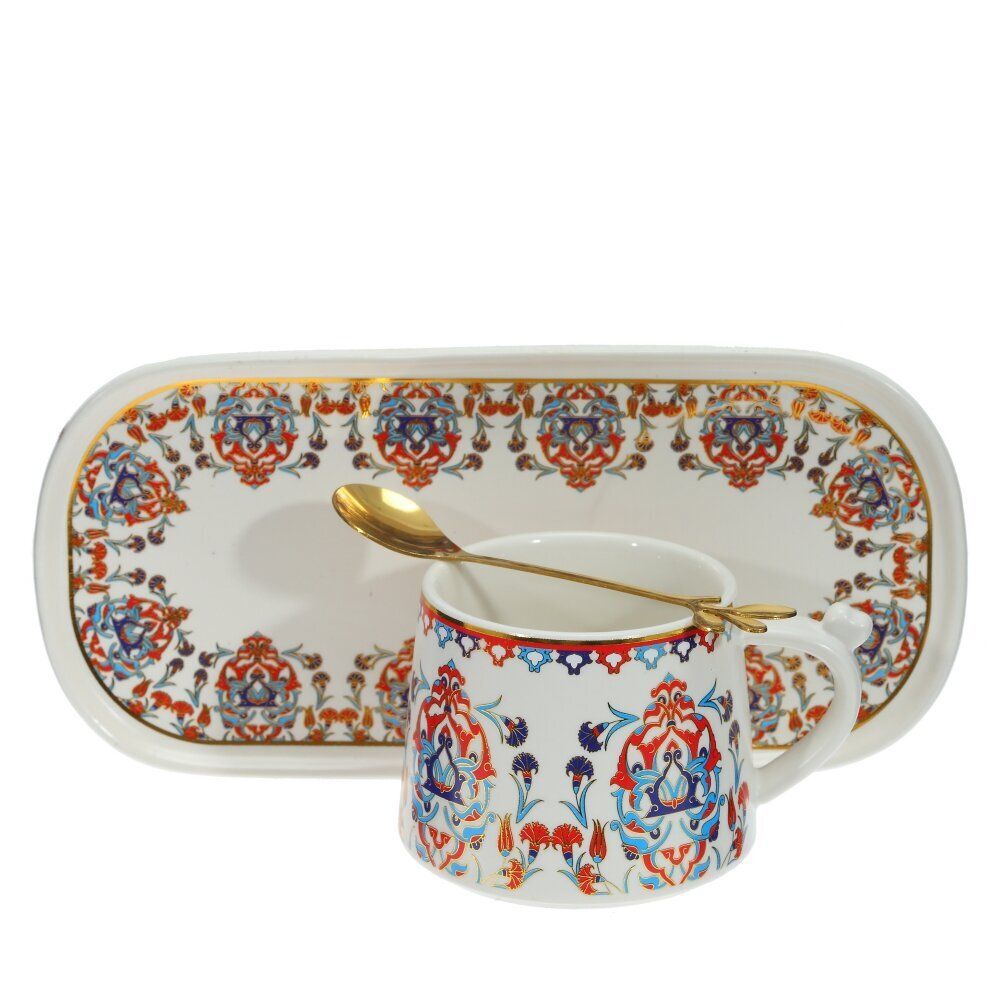 GAEM Кружка с блюдцем и ложкой, 280 мл, L24,5 W11 H7,5 см, 2в.