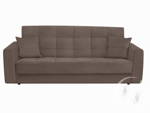 Диван прямой НЕО-39 (БД) посадка Ground 3 (коричневый) компаньон Ground 3 (коричневый)