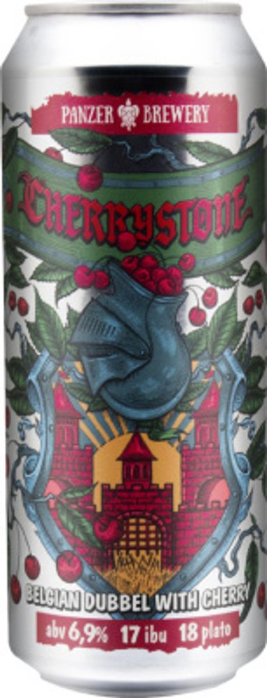 Пиво Панзер Черристоун / Panzer Cherrystone 0.5л - 6шт