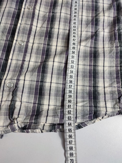 Рубашка в клетку повседневная 44 размер