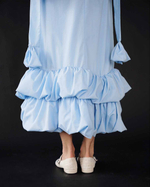 Платье облако в голубом