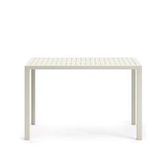 Culip Алюминиевый барный стол с порошковым покрытием белого цвета 150 x 77 см