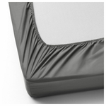 Простыня на резинке IKEA ULLVIDE (УЛЛЬВИДЕ), Серый, 180х200 см