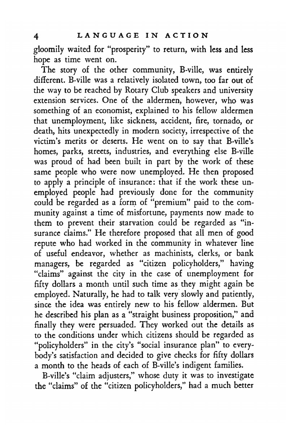 Language in action: a guide to accurate thinking, reading and writing | S.I. Hayakawa