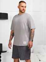 Фуфайка (футболка) мужская Генри-4 Виотекс СЕРЫЙ