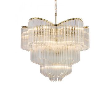 Подвесная люстра 18*E14 8918/C gold золото AMANDA Newport