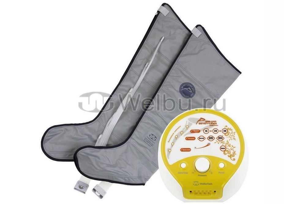 Аппарат для лимфодренажа и массажа WelbuTech Seven Liner Zam-200S, стандартный комплект, размер XL