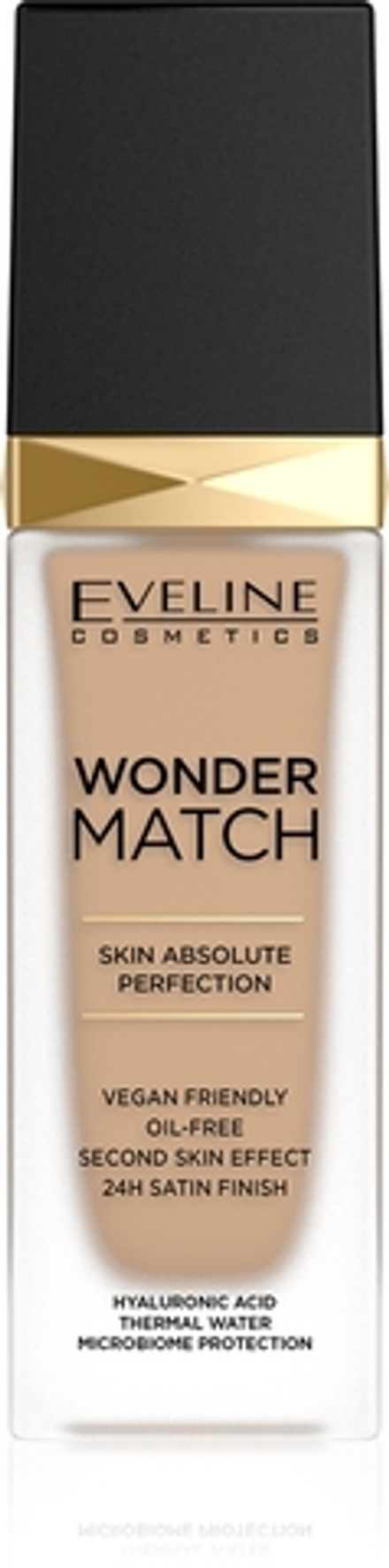 Eveline Cosmetics Wonder Match - Тональная основа с кислотой гиалуроновой оттенок 30 Cool Beige, 30 ml