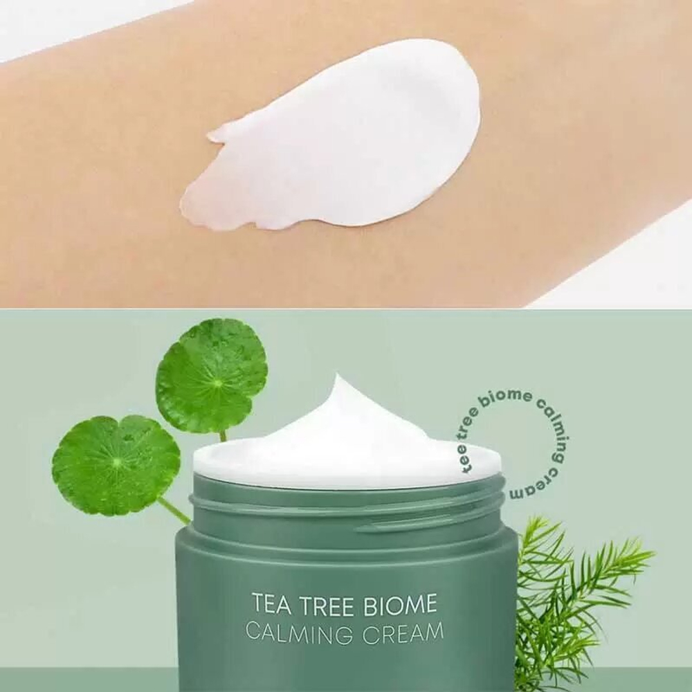 Успокаивающий крем FarmStay "Tea Tree Biome", с экстрактом чайного дерева, 80 г