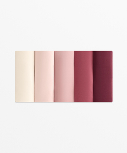 OYSHO Набор из пяти трусиков-стрингов, бордовый