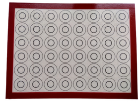 Коврик для макаронс армированный 30х40 с БОРТОМ