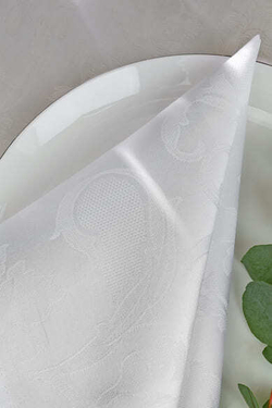 Скатерть 150x220 и 8 салфеток EmilioGatti Florida светло-бежевые