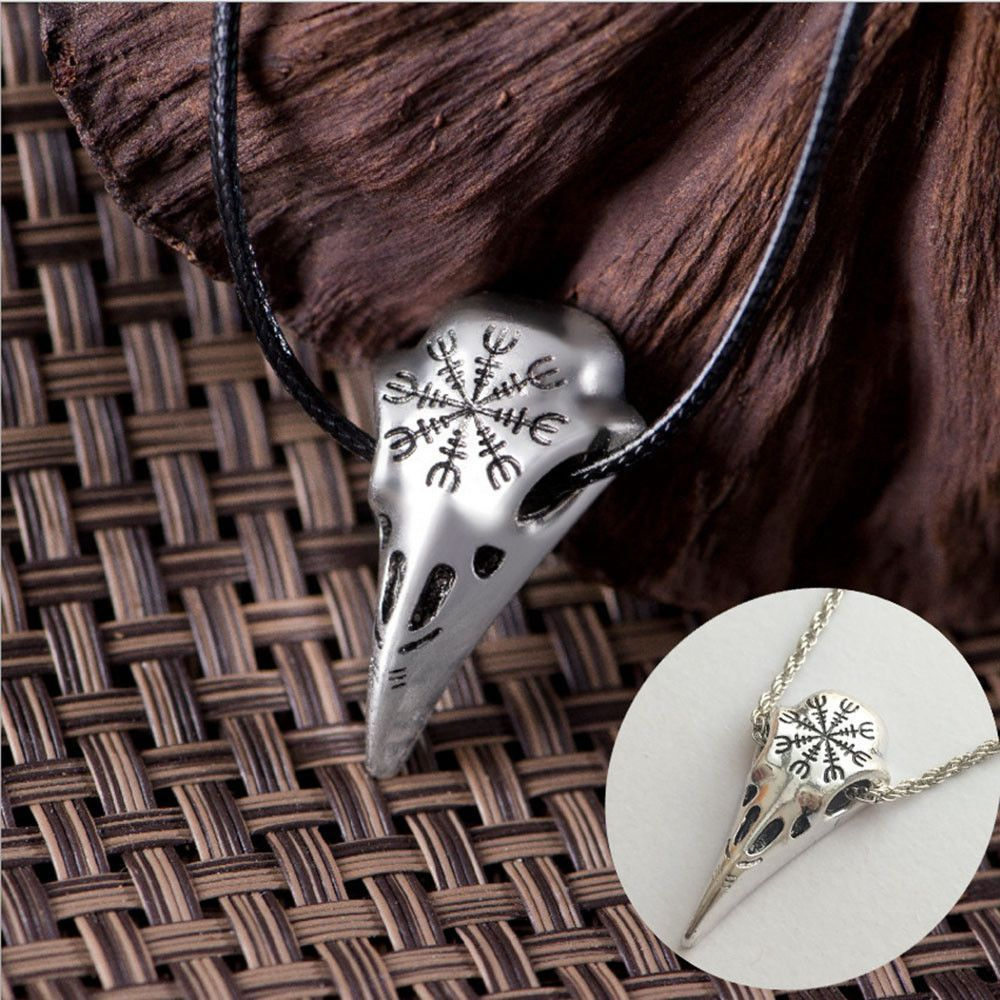 Амулет Череп ворона В-053