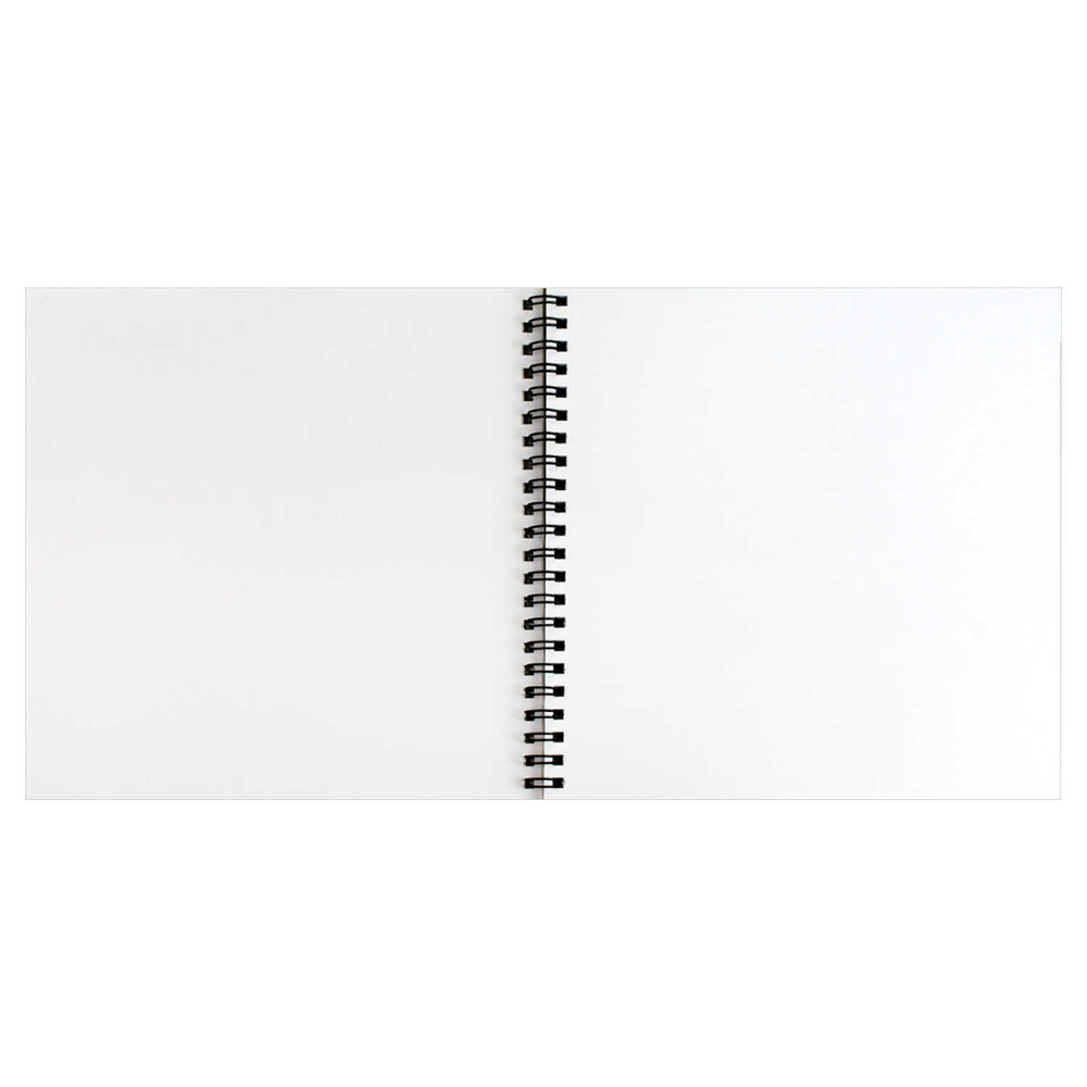 Альбом для рисования (Скетчпад) 195x195 мм, 40 л, блок - белый офсет 100 г/м², арт. 70152 НОВЫЕ СКАЗКИ /обложка полноцветная печать, гребень по короткой стороне, выборочный  УФ-лак/