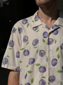 Мужская Рубашка Sumomo Beige