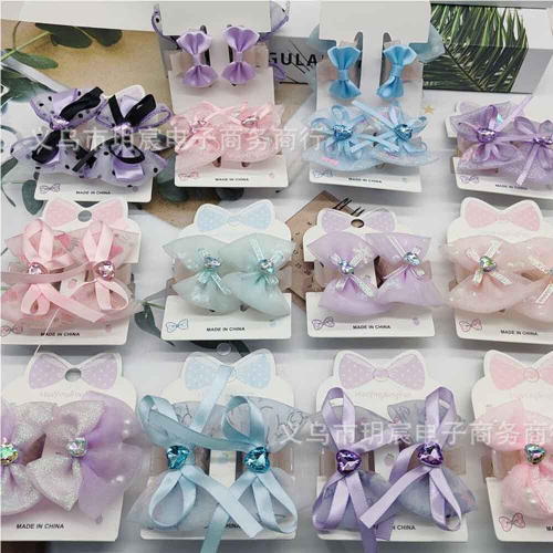 Набор заколок из 2х шт Бантики