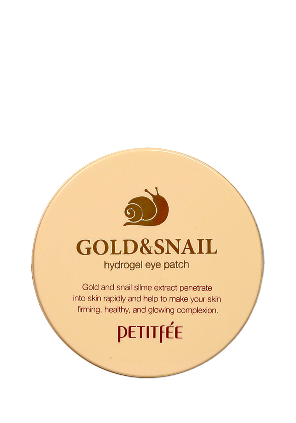 Petitfee Gold & Snail Hydrogel Eye Patch Гидрогелевые патчи для глаз с коллоидным золотом и муцином улитки