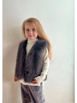 Жилет из искусственного меха