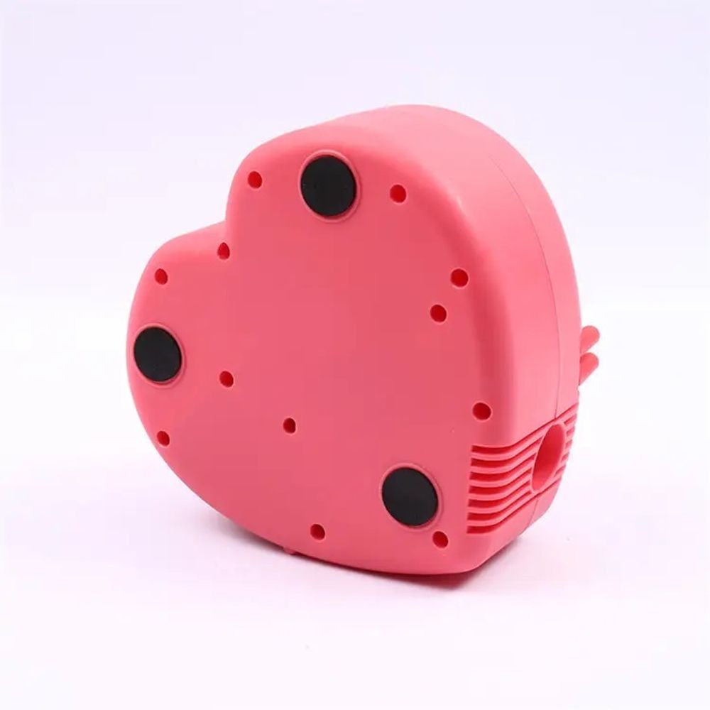 Компрессор, 600 ватт, Сердце, Розовый, 1 шт.