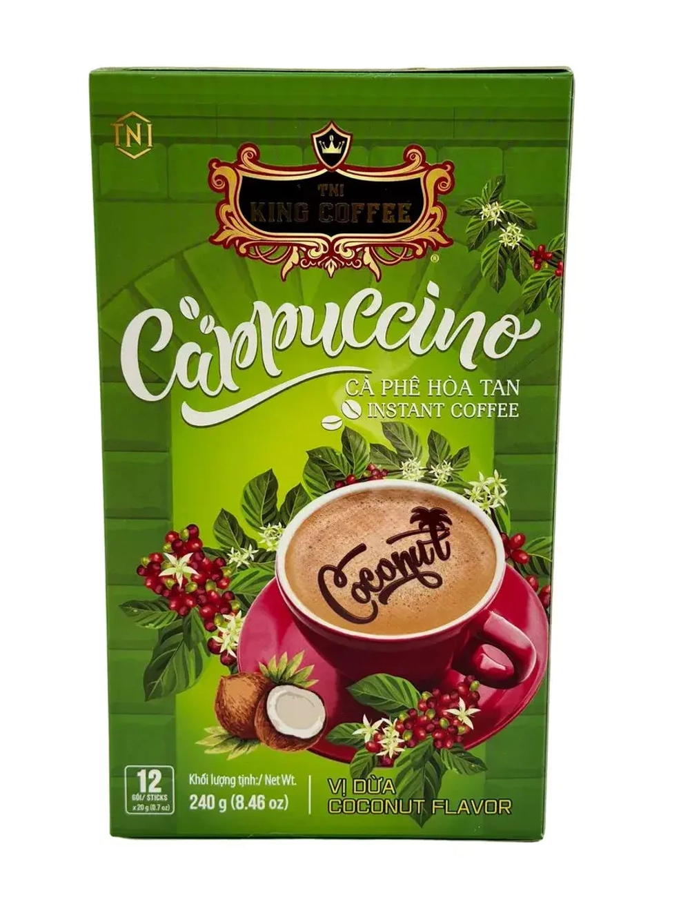 Вьетнамский растворимый кофе капучино со вкусом кокоса