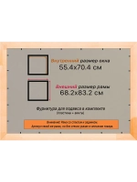 Рамка для постера и фотографий 55x70